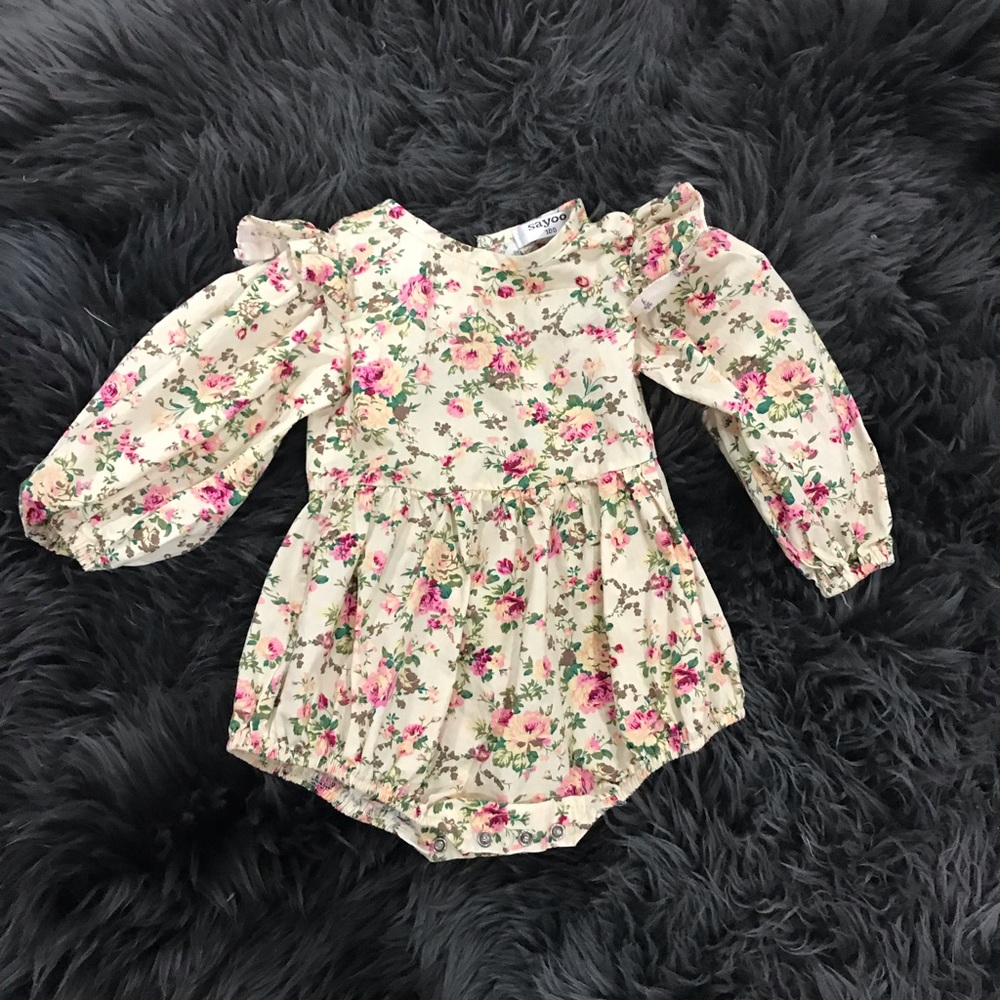 Floral onesie